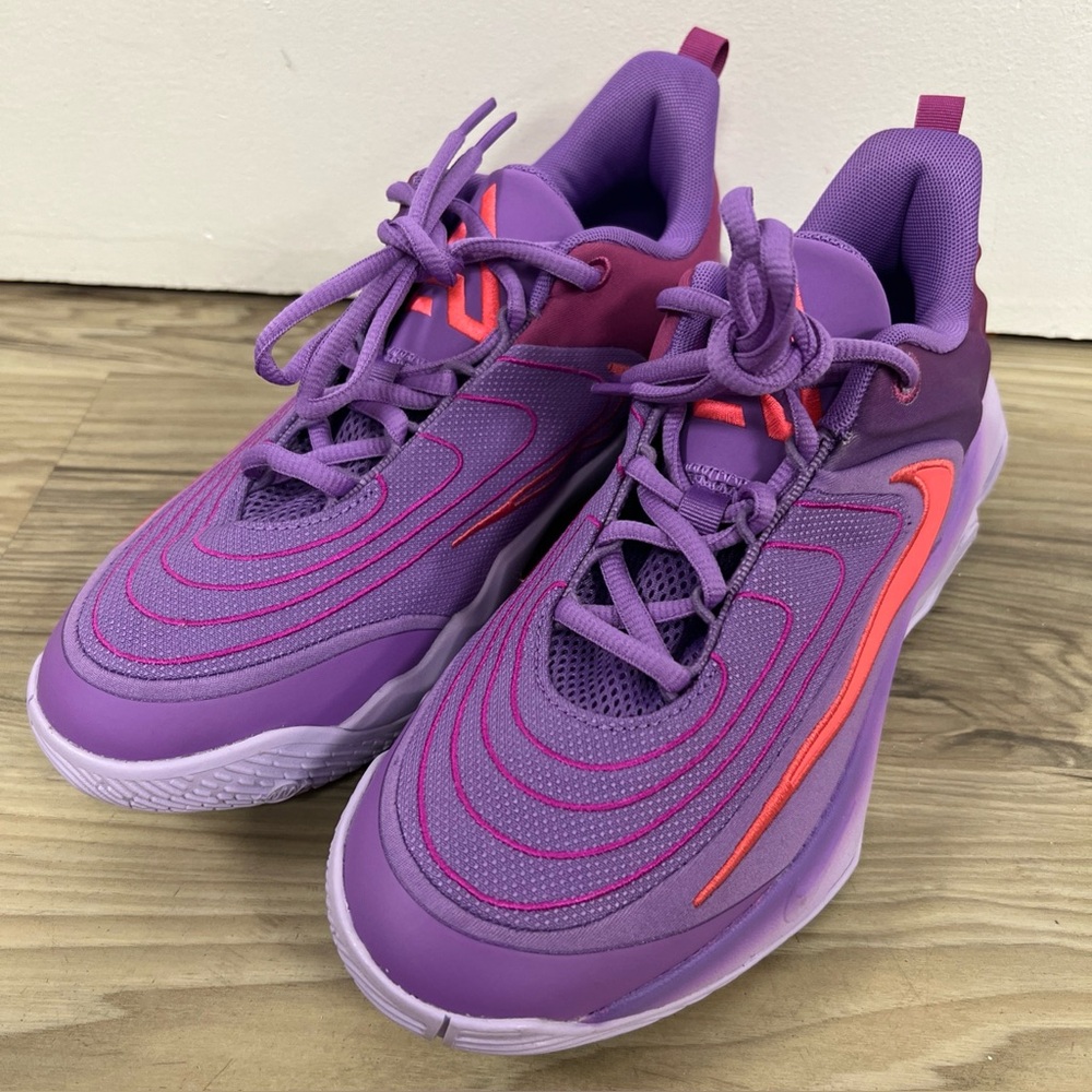 Nike Giannis Immortality GS Basketball Shoes Black Raspberry Youth 6Y FZ6734-500